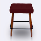 Banqueta Alta Retangular Cozinha E Sala Suede - Jylcrom - Bor