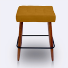 Banqueta Alta Retangular Cozinha E Sala Suede - Jylcrom - Mos