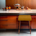 Banqueta Alta Retangular Cozinha E Sala Suede - Jylcrom - Mos