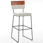 Banqueta Alta Sala De Jantar Allana L02 Faixa Couríssimo Came