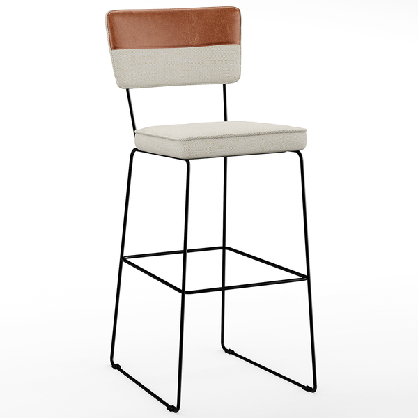 Banqueta Alta Sala De Jantar Allana L02 Faixa Couríssimo Came