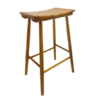 Banqueta Alta Sela De Madeira Maciça