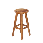 Banqueta Alta Sem Encosto Madeira Maciça Natural