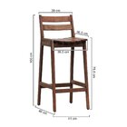 Banqueta Alta Sol Garden Natural