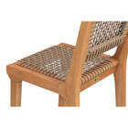 Banqueta Alta Trama - Jatobá E Corda Rami - Meu Móvel De Made