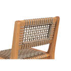 Banqueta Alta Trama - Jatobá E Corda Rami - Meu Móvel De Made