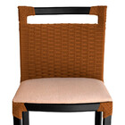 Banqueta Alta Vigor Em Alumínio E Corda Náutica Ocre