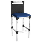 Banqueta Alta Vigor Em Alumínio E Fibra Sintética