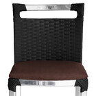 Banqueta Alta Vigor Em Alumínio E Fibra Sintética