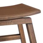 Banqueta Alta Village Renar Com Tecido Sintético Em Pu Cor Ru