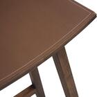 Banqueta Alta Village Renar Com Tecido Sintético Em Pu Cor Ru