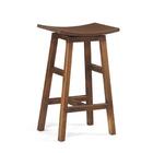 Banqueta Alta Village Renar Com Tecido Sintético Em Pu Cor Ru