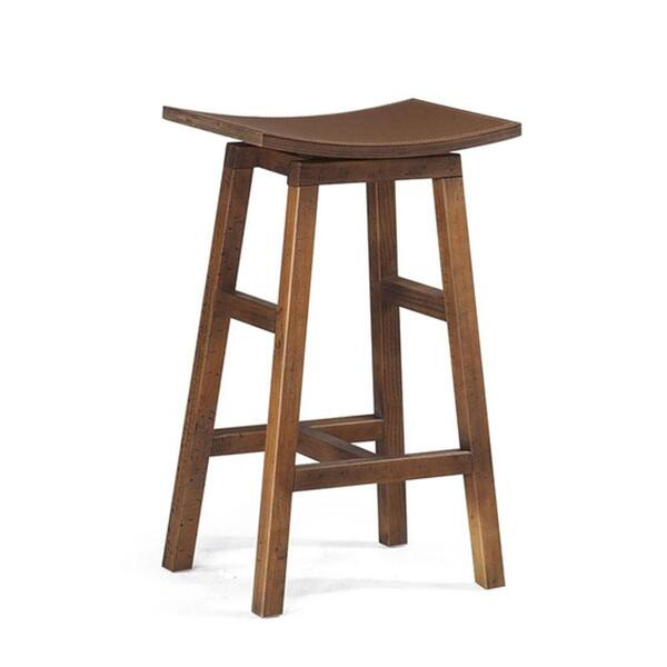 Banqueta Alta Village Renar Com Tecido Sintético Em Pu Cor Ru