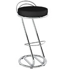 Banqueta Alta Vinil Pb16 - Pozza - Preto