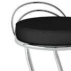 Banqueta Alta Vinil Pb16 - Pozza - Preto