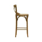 Banqueta Alta Xisto Madeira Maciça Natural