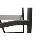 Banqueta Alumínio e Corda 108x55x62cm Cinza Escuro Plicosa