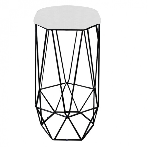 Banqueta Aramado Liz Para Cozinha Bar Balcão Bistrô Hexágono