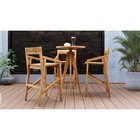 Banqueta Aresta Madeira Maciça Madeira Maciça