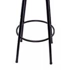 Banqueta Atlanta/lacio Preta-assento Preto 70d