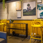 Banqueta Aviv - Amarela