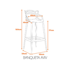 Banqueta Aviv - Fendi