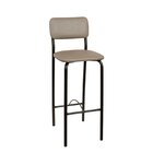 Banqueta B360  Preto/rato Metalizado