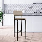 Banqueta B360  Preto/rato Metalizado