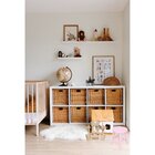 Banqueta Baixa 30cm Dalas Rosa Bebê