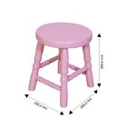 Banqueta Baixa 30cm Dalas Rosa Bebê