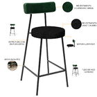 Banqueta Baixa Bar Cozinha E Sala De Jantar Milão L02 Couríss