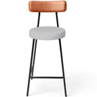 Banqueta Baixa Bar Cozinha Sala De Jantar Milão L02 Couríssim