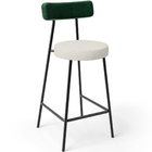 Banqueta Baixa Bar Cozinha Sala Jantar Milão L02 Couríssimo V