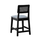 Banqueta Baixa/cadeira Gabi Madeira Maciça Encosto Telinha As