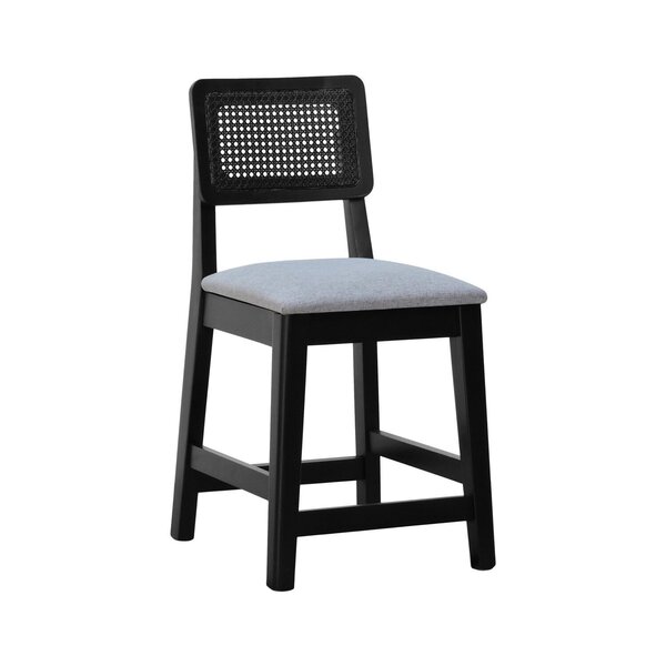 Banqueta Baixa/cadeira Gabi Madeira Maciça Encosto Telinha As