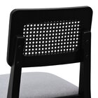 Banqueta Baixa/cadeira Gabi Madeira Maciça Encosto Telinha As