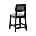 Banqueta Baixa/cadeira Gabi Madeira Maciça Encosto Telinha As