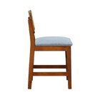 Banqueta Baixa/cadeira Gabi Madeira Maciça Encosto Telinha As