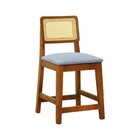 Banqueta Baixa/cadeira Gabi Madeira Maciça Encosto Telinha As