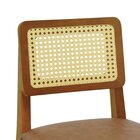 Banqueta Baixa/cadeira Gabi Madeira Maciça Encosto Telinha As