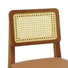 Banqueta Baixa/cadeira Gabi Madeira Maciça Encosto Telinha As