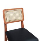 Banqueta Baixa/cadeira Gabi Madeira Maciça Encosto Telinha Na