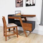 Banqueta Baixa/cadeira Lyon Madeira Maciça Encosto Anatômico