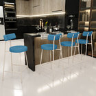 Banqueta Baixa Cozinha Sala Jantar Bancada Milão Arena L02 Li