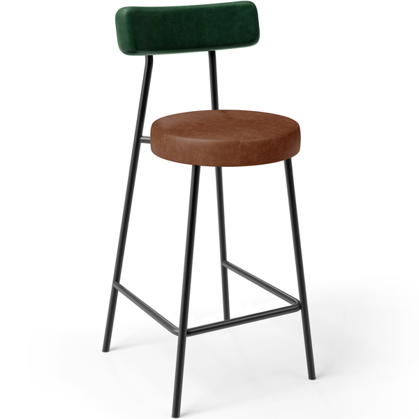 Banqueta Baixa Cozinha Sala Jantar Bancada Milão L02 Couríssi