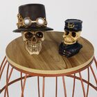 Banqueta Baixa De Ferro Banco Barril Virginia - Bronze-freijó