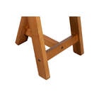 Banqueta Baixa De Madeira Hai - Nozes - Meu Móvel De Madeira