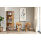 Banqueta Baixa De Madeira Hai - Nozes - Meu Móvel De Madeira