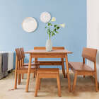 Banqueta Baixa Empilhável Baviera - Nozes - Meu Móvel De Made