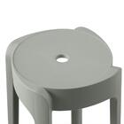 Banqueta Baixa Empilhável Nordica - Cinza